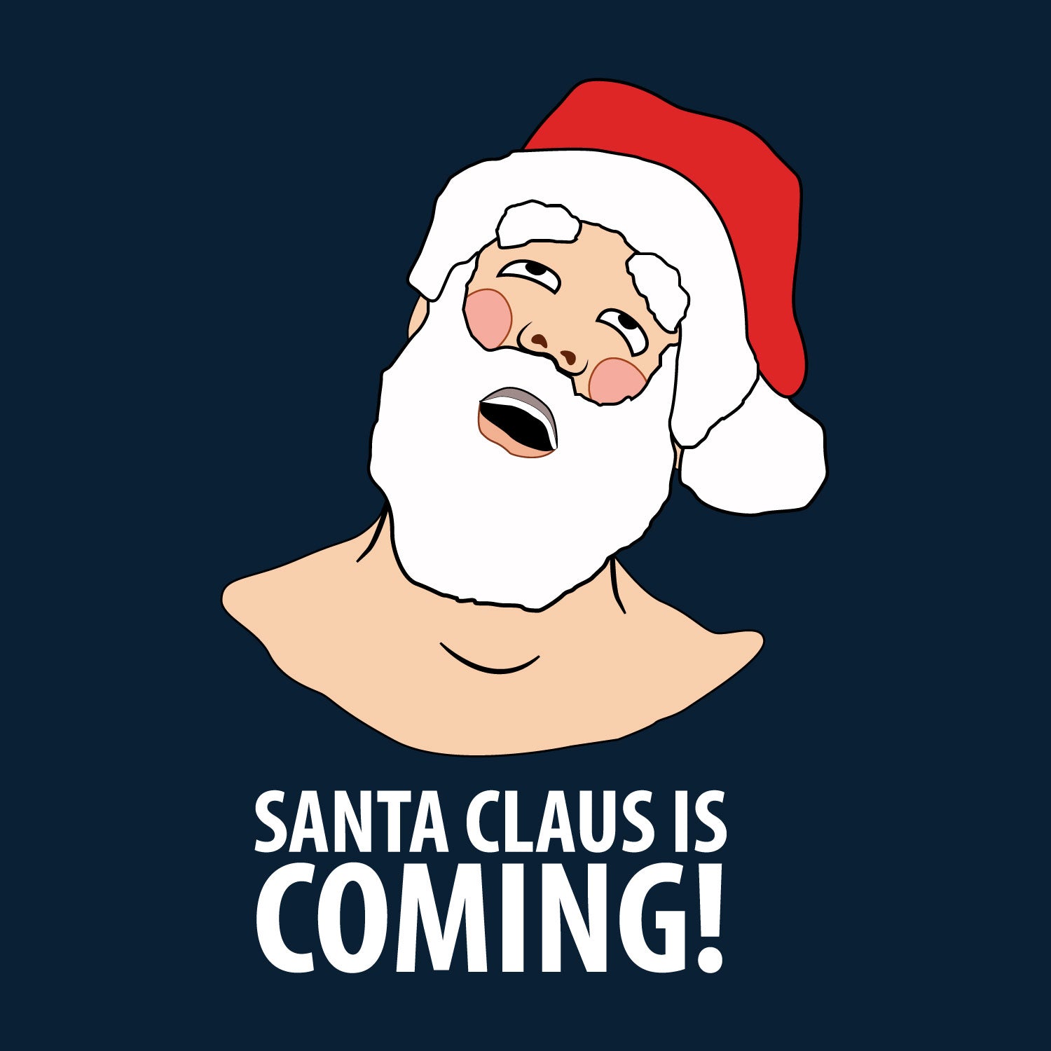 Tantra Santa Claus Graphic Print Cotton Unisex Tee for Christmas Wear Original Since 1997 Shipping Globally