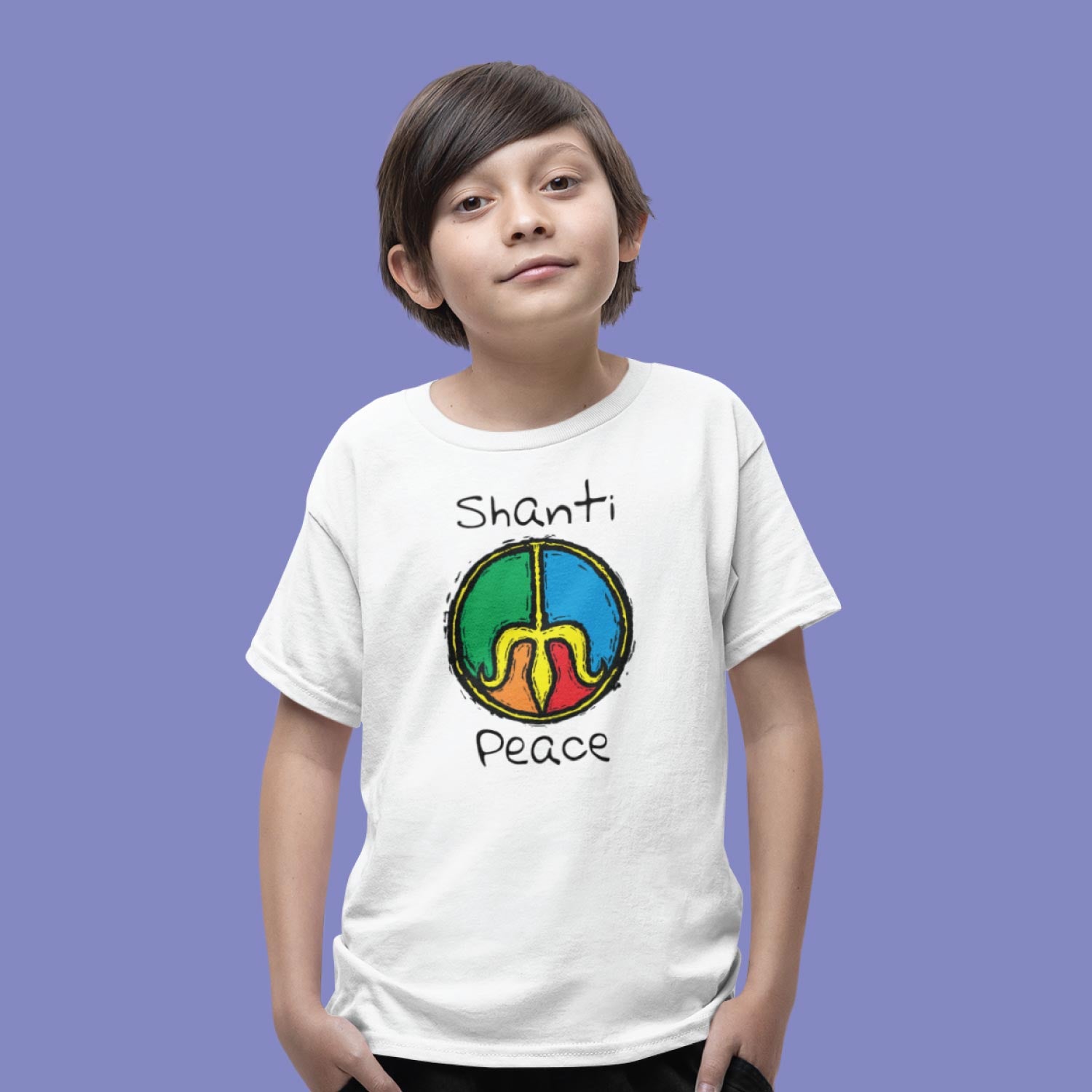 Shanti – Kids Cotton Tee – Tantra Original Since 1997 – Shipping Globally!