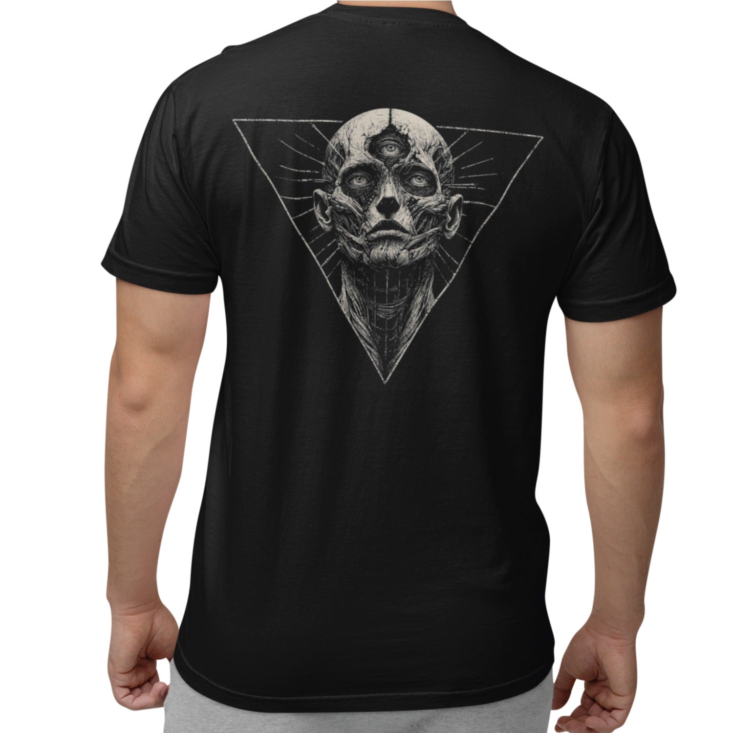 Third Eye Back Print Cotton Men's T-Shirt Casual Wear Original Since 1997