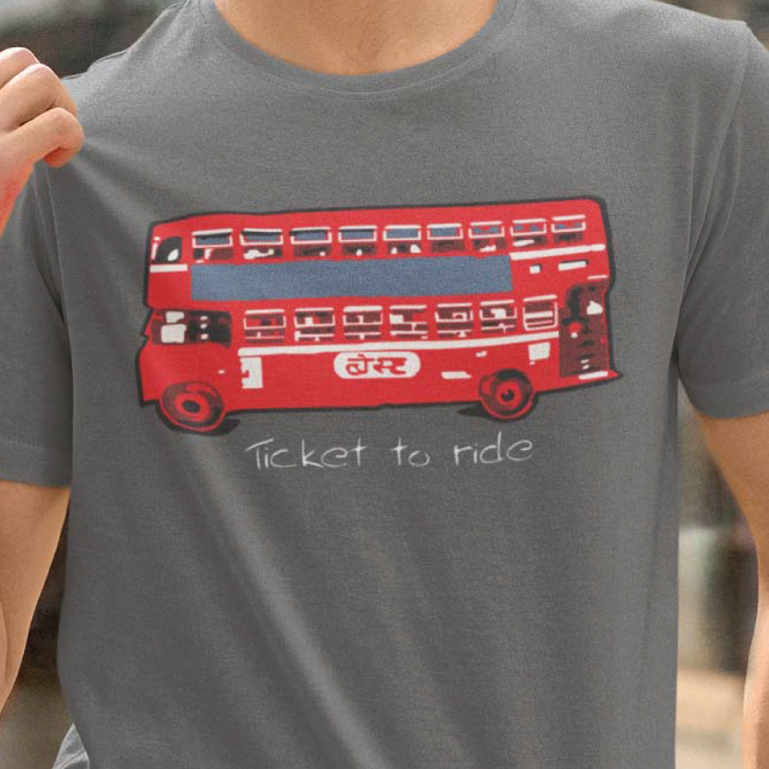 Ticket To Ride 100% Cotton Men's T-Shirt Everyday Casual Wear Shipping Globally