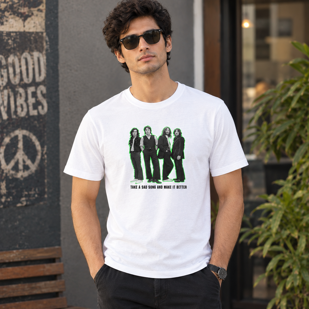Sad Song  100% Cotton Unisex Unique Music Graphic T-Shirt Everyday Casual Wear Original Since 1997 Shipping Globally!