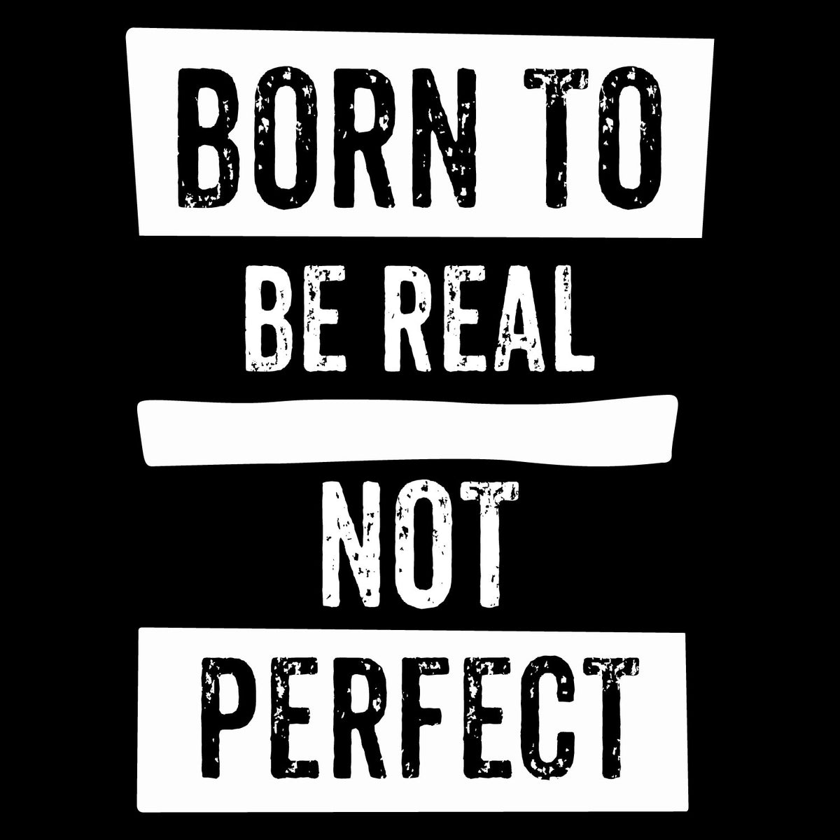 Be Real Inspirational Quote Graphic Printed Cotton T-Shirt | Casual Wear | Original Since 1997 | Shipping Globally