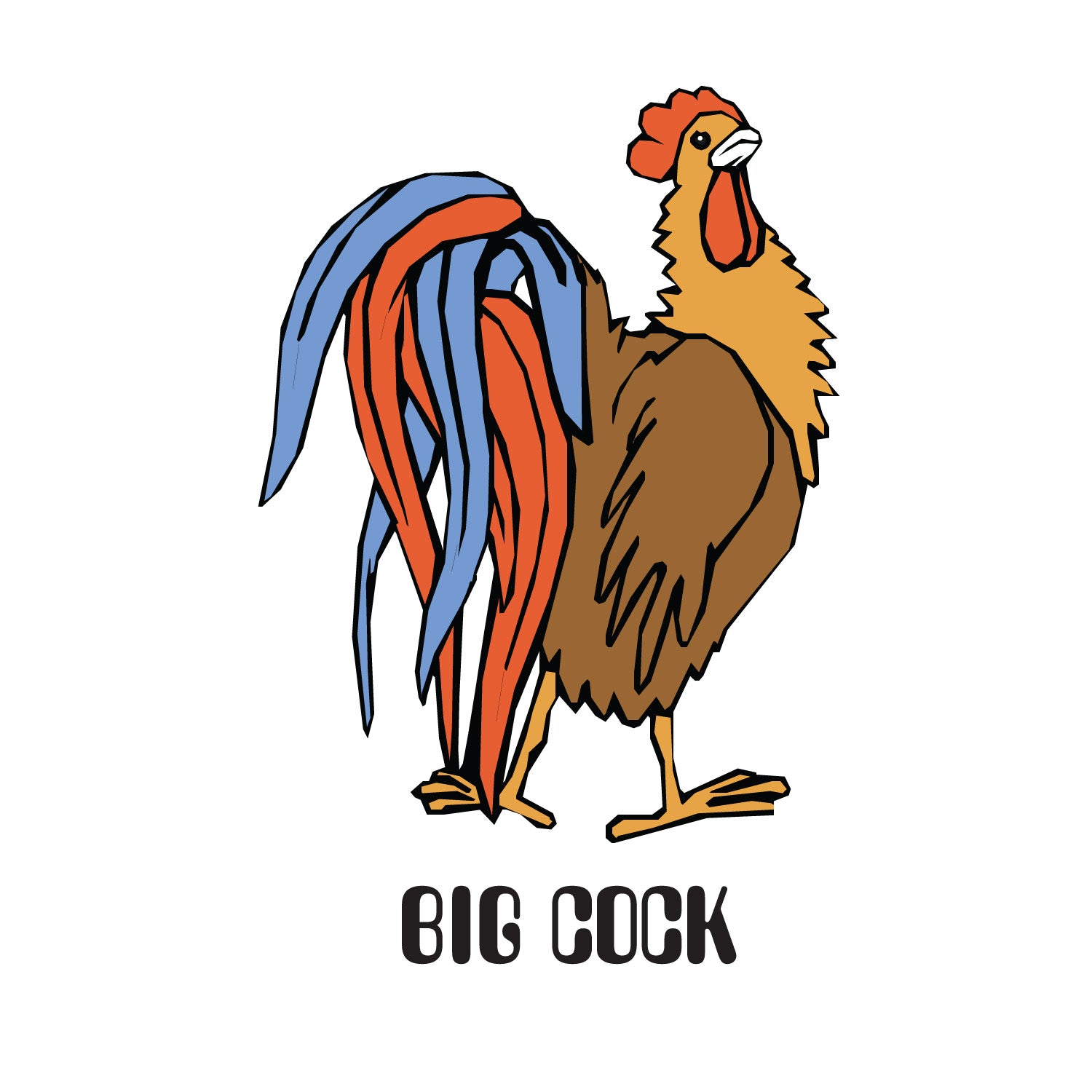 Cock – Tantra Original Since 1997 – Unisex Cotton Tee Everyday Wear – Shipping Globally!