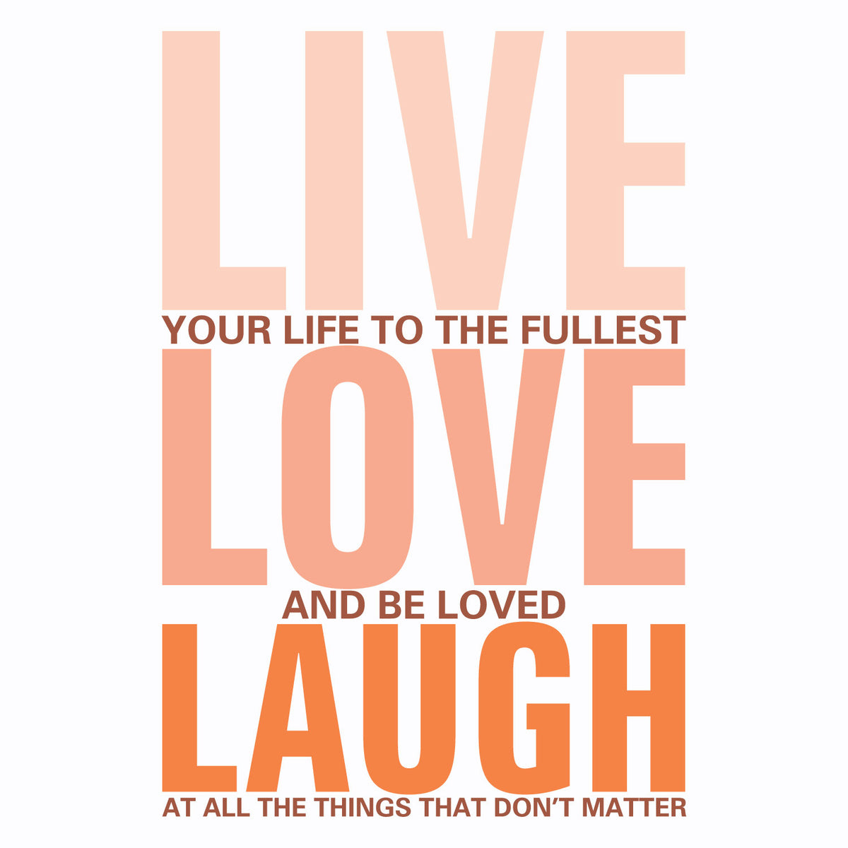 "Live Love" Graphic Printed T-Shirt | Tantra T-Shirts