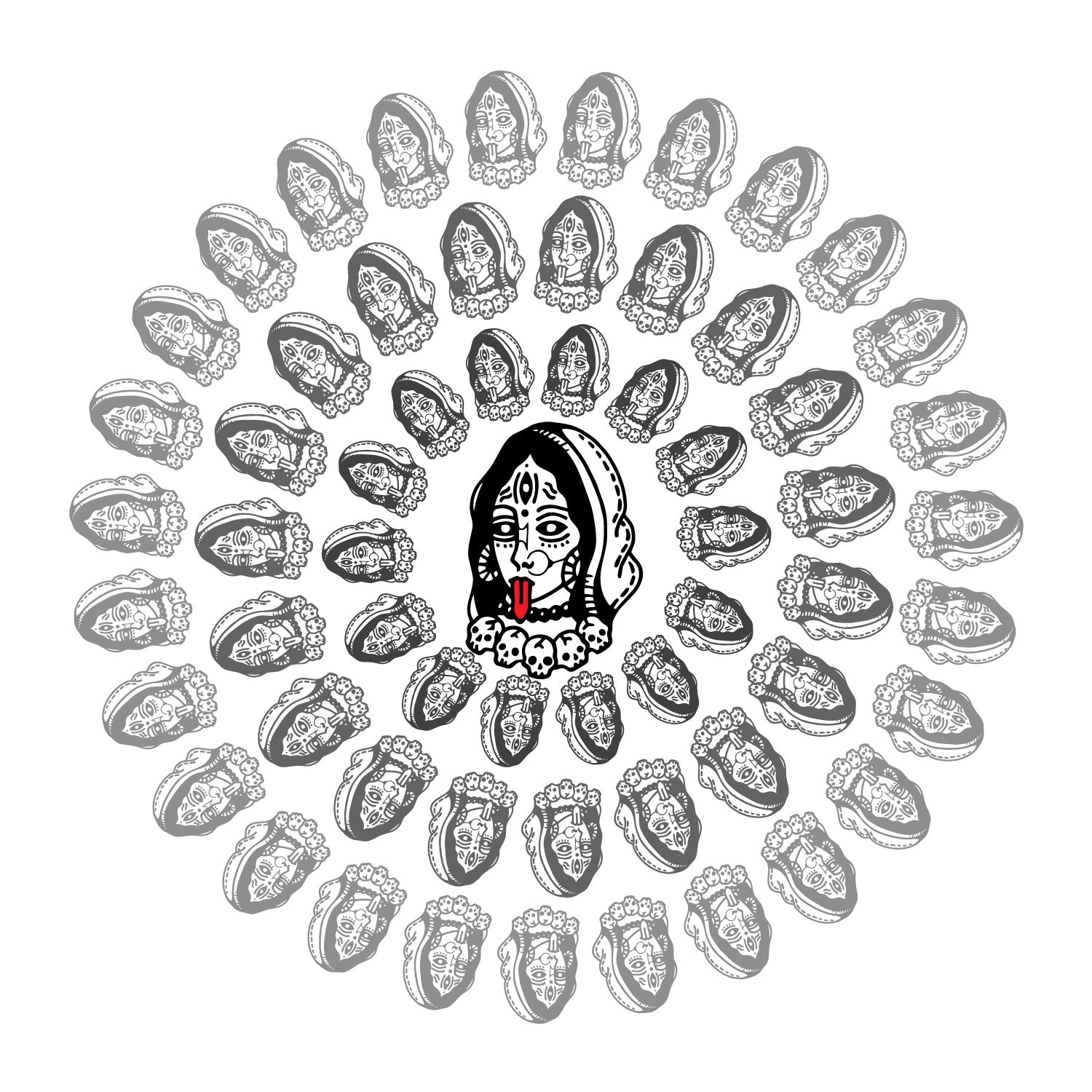 Kali Mantra Men's Graphic Print Cotton T-Shirt Everyday Comfort Wear Original Since 1997 Shipping Globally