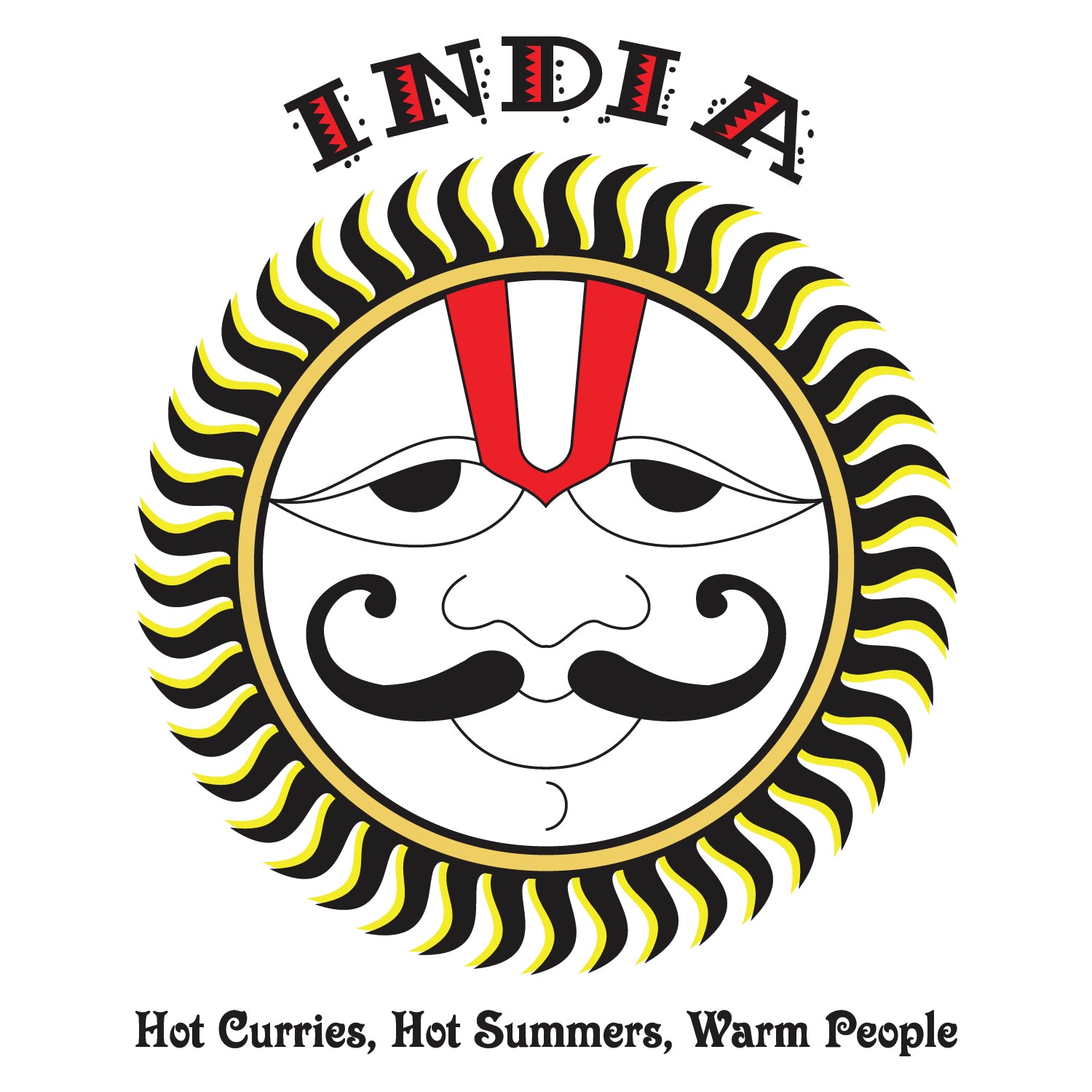 India Sun 100% Cotton Men's T-Shirt Everyday Casual Wear - Shipping Globally