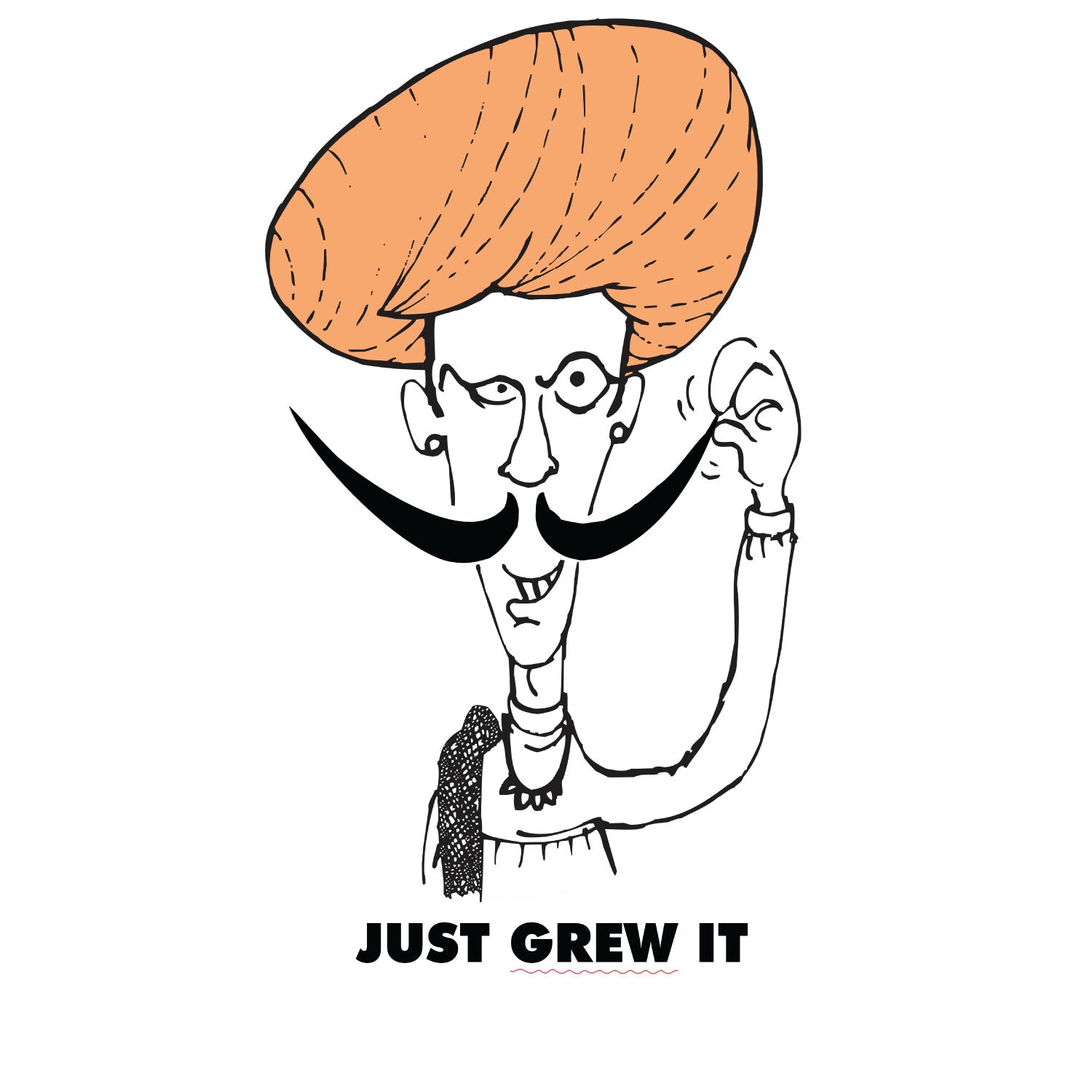 Just Grew It Men's Graphic Print Cotton T-Shirt Everyday Comfort Wear Original Since 1997 Shipping Globally