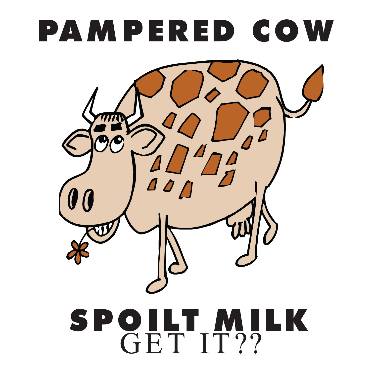 Tantra Pampered Cow Women’s Cotton T-Shirt Everyday Casual Wear Original Since 1997 Shipping Globally