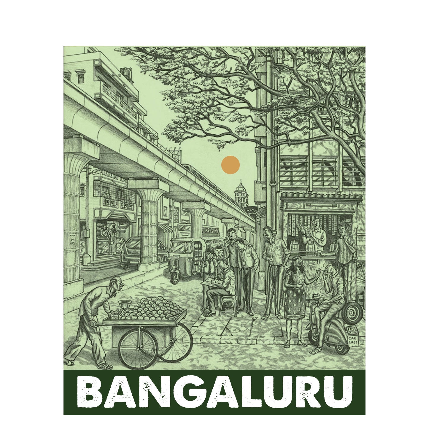 Tantra Bengaluru City Graphic Cotton Unisex T Shirt Everyday Casual Wear Original Since 1997