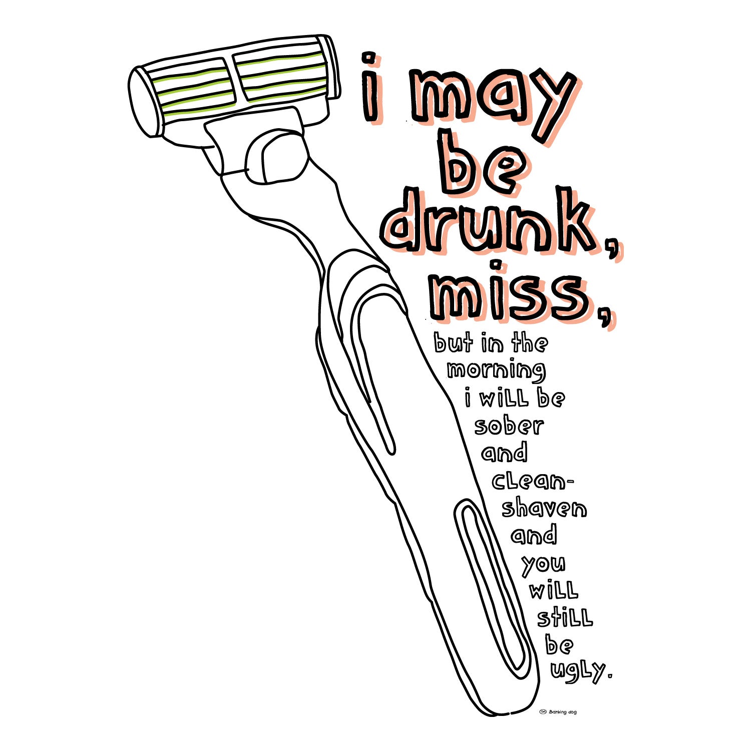 Tantra Drunk Cotton Unisex T-Shirt Everyday Casual Wear Original Since 1997 Shipping Globally