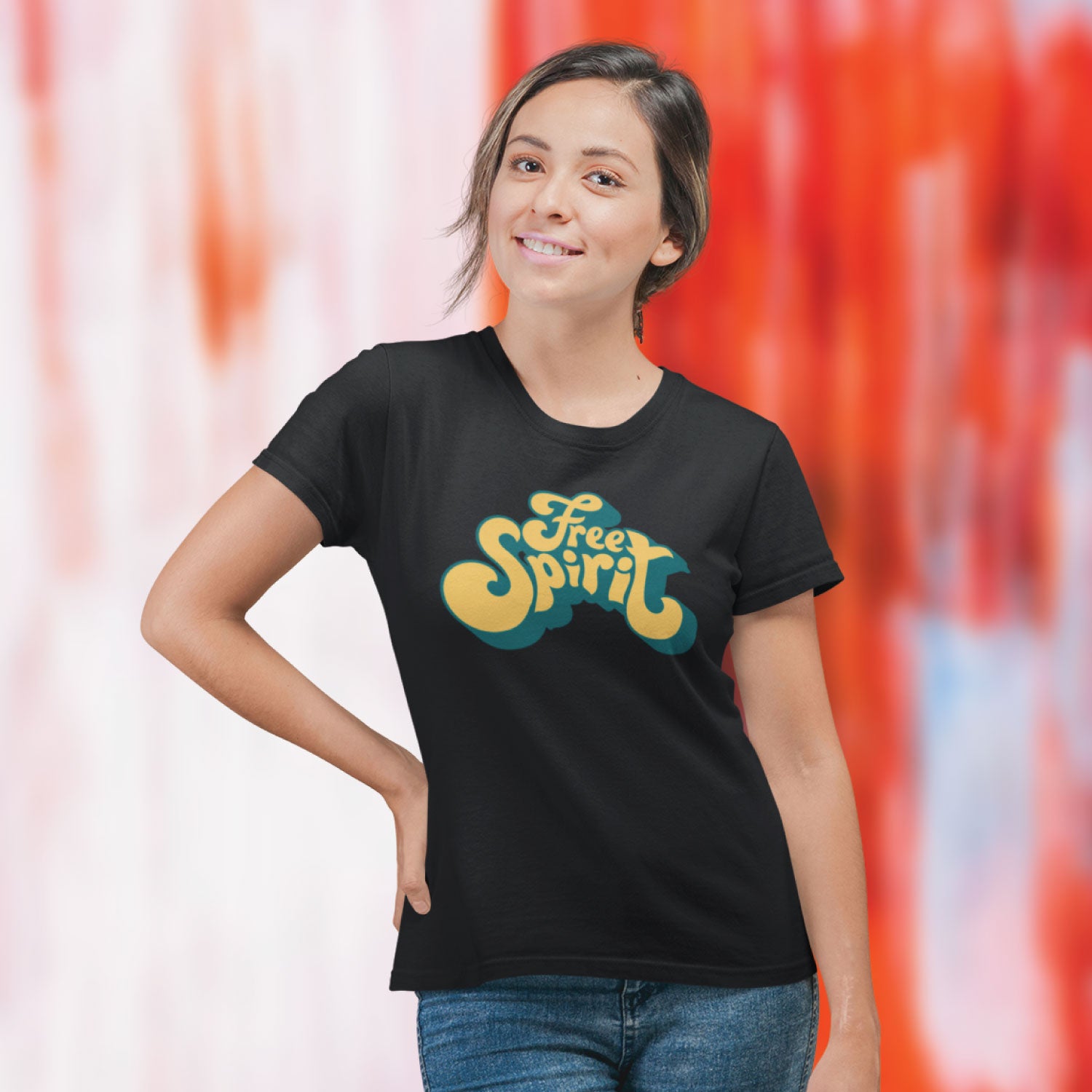 Stay Free Women's Graphic Polycotton Single Jersey T-Shirt Regular Fit Everyday Casual Wear