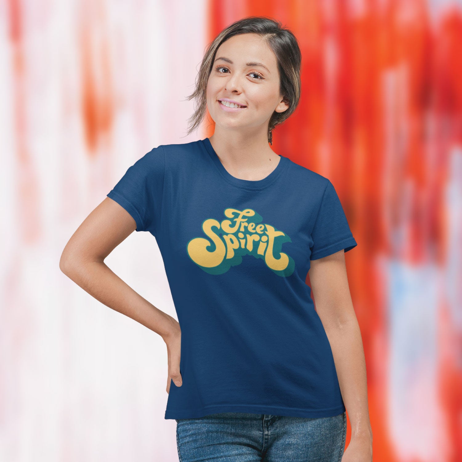Stay Free Women's Graphic Polycotton Single Jersey T-Shirt Regular Fit Everyday Casual Wear