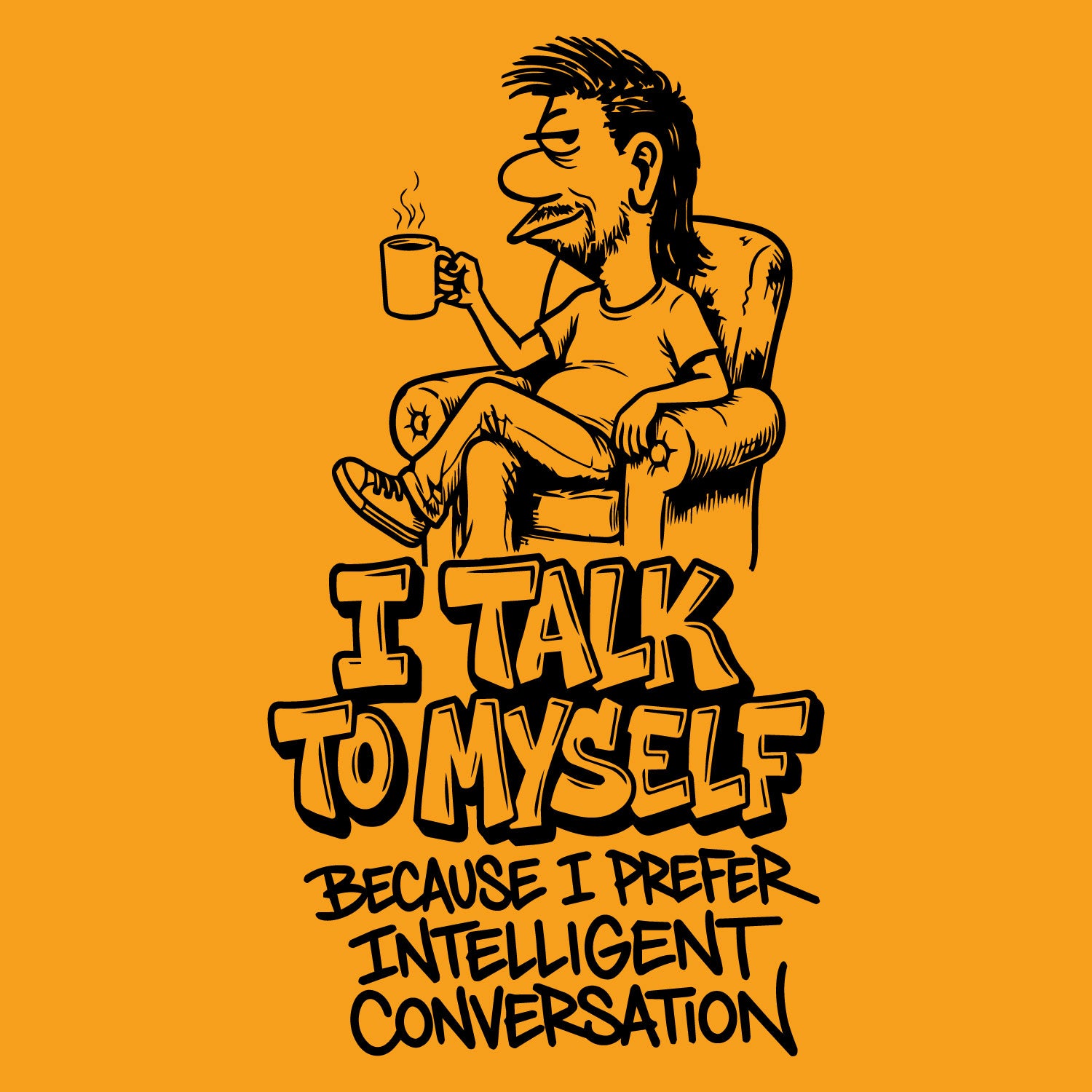 Talk to Myself Men's Cotton T-Shirt Regular Fit Casual Wear Original Since 1997 Shipping Globally