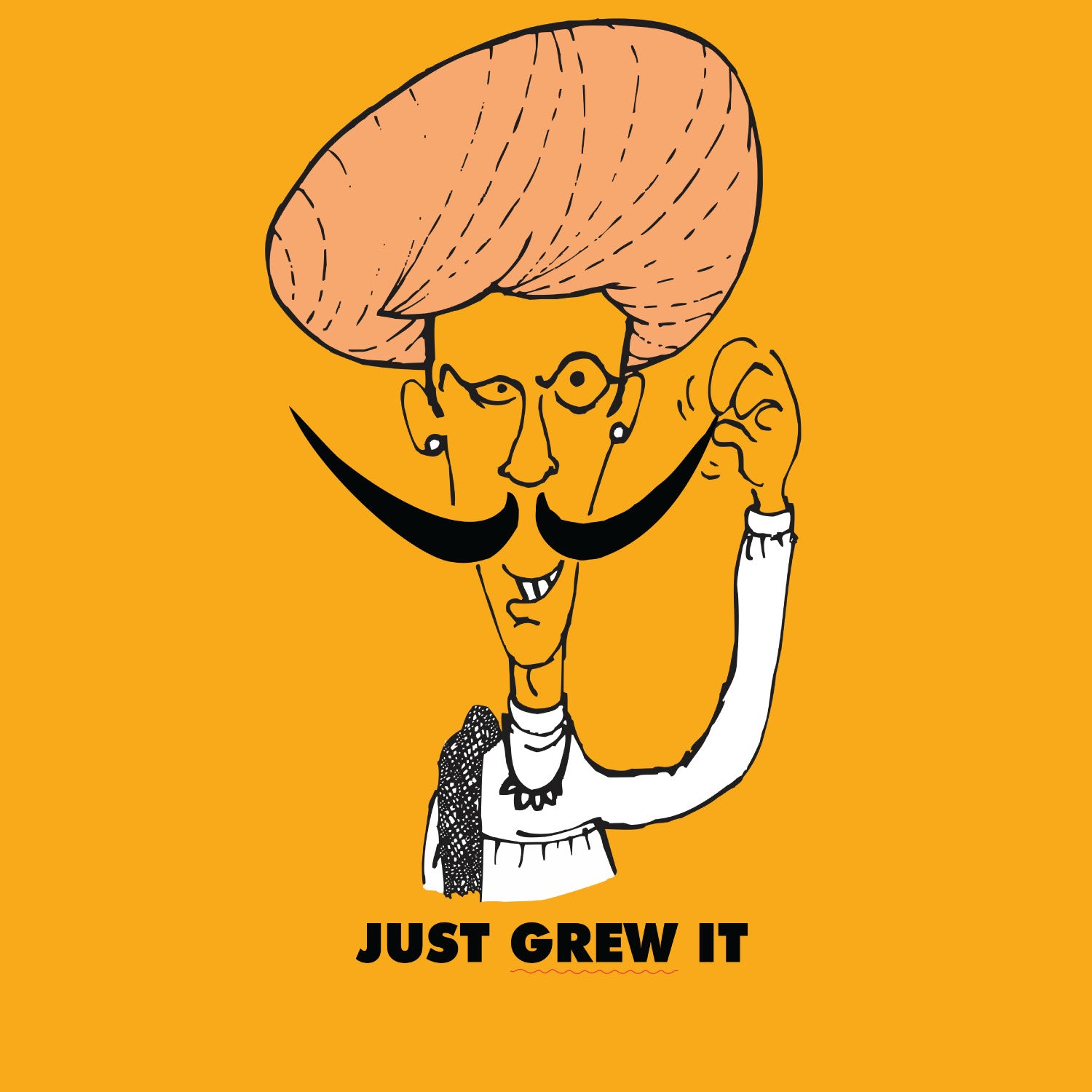 Just Grew It Men's Graphic Print Cotton T-Shirt Everyday Comfort Wear Original Since 1997 Shipping Globally
