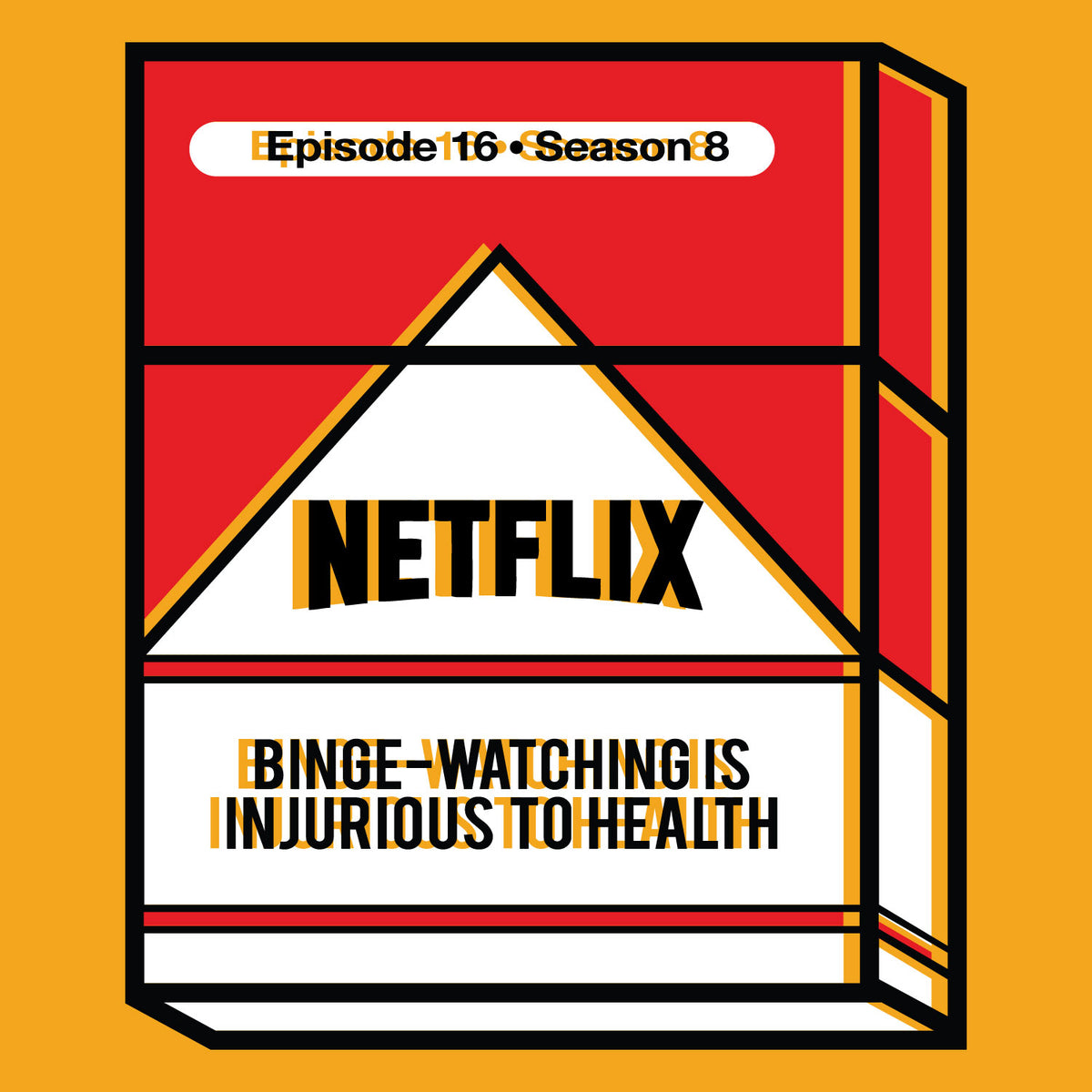 "Binge Watch" Graphic Printed T-Shirt | Tantra T-Shirts