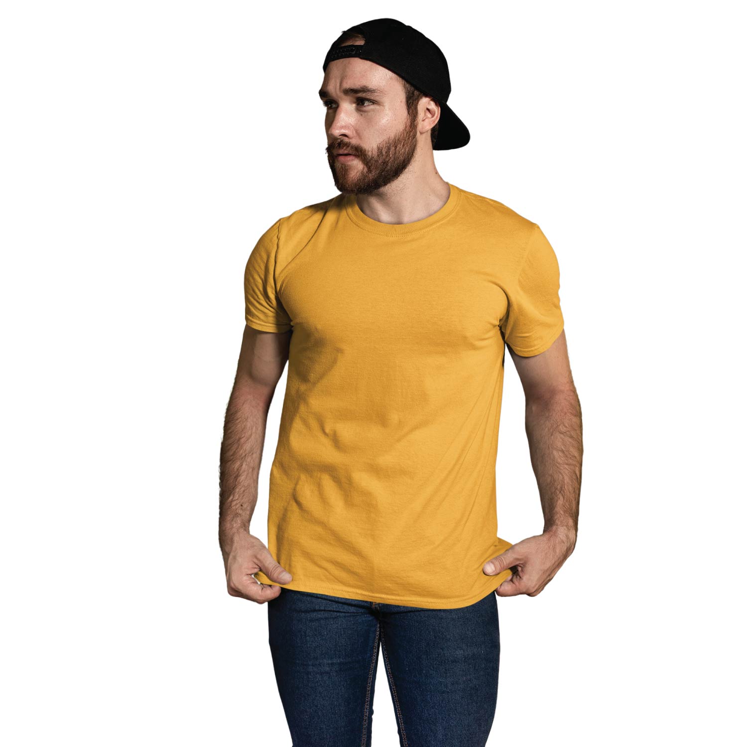Tantra Pack of 4 Plain T-Shirts White Black Red Yellow Unisex Cotton Everyday Casual Wear Original Since 1997 Shipping Globally