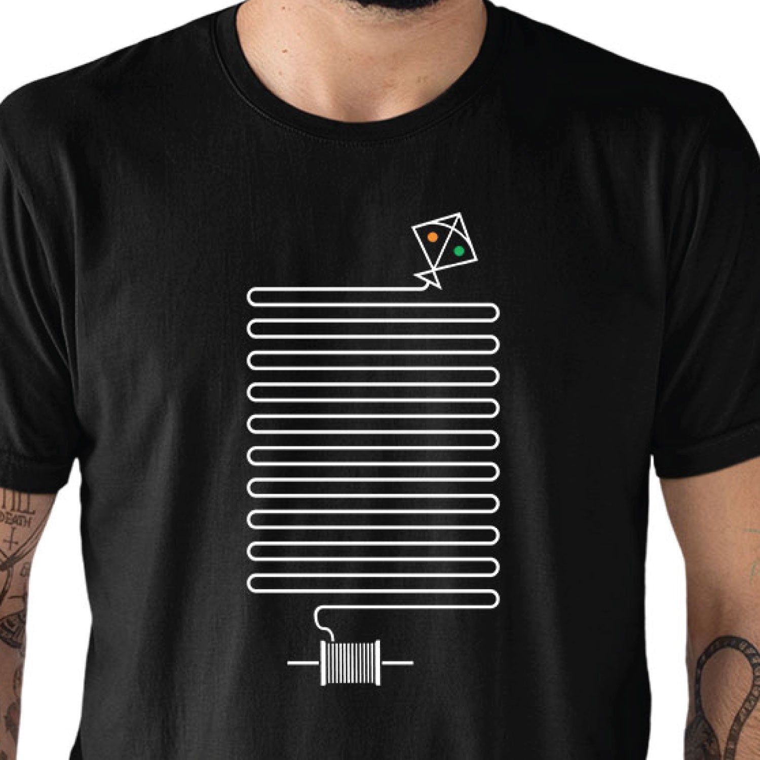 Tantra Kite Cotton Unisex T-Shirt Everyday Casual Wear Original Since 1997 Shipping Globally