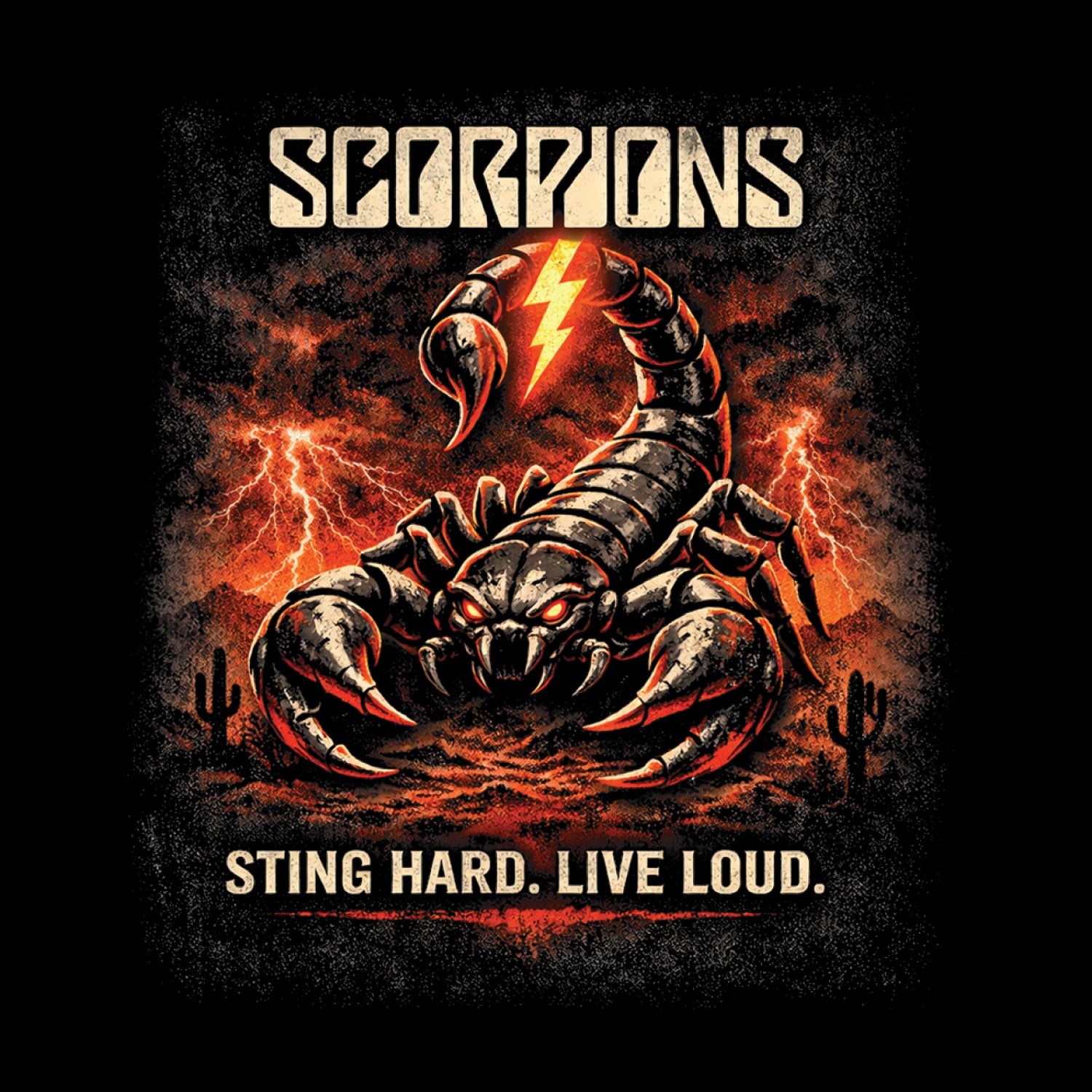 Electric Scorpion Graphic T-Shirt