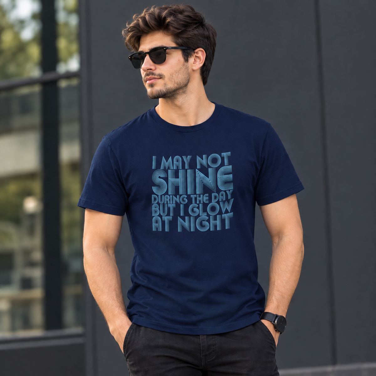 "Glow" Graphic Printed T-Shirt | Tantra T-Shirts