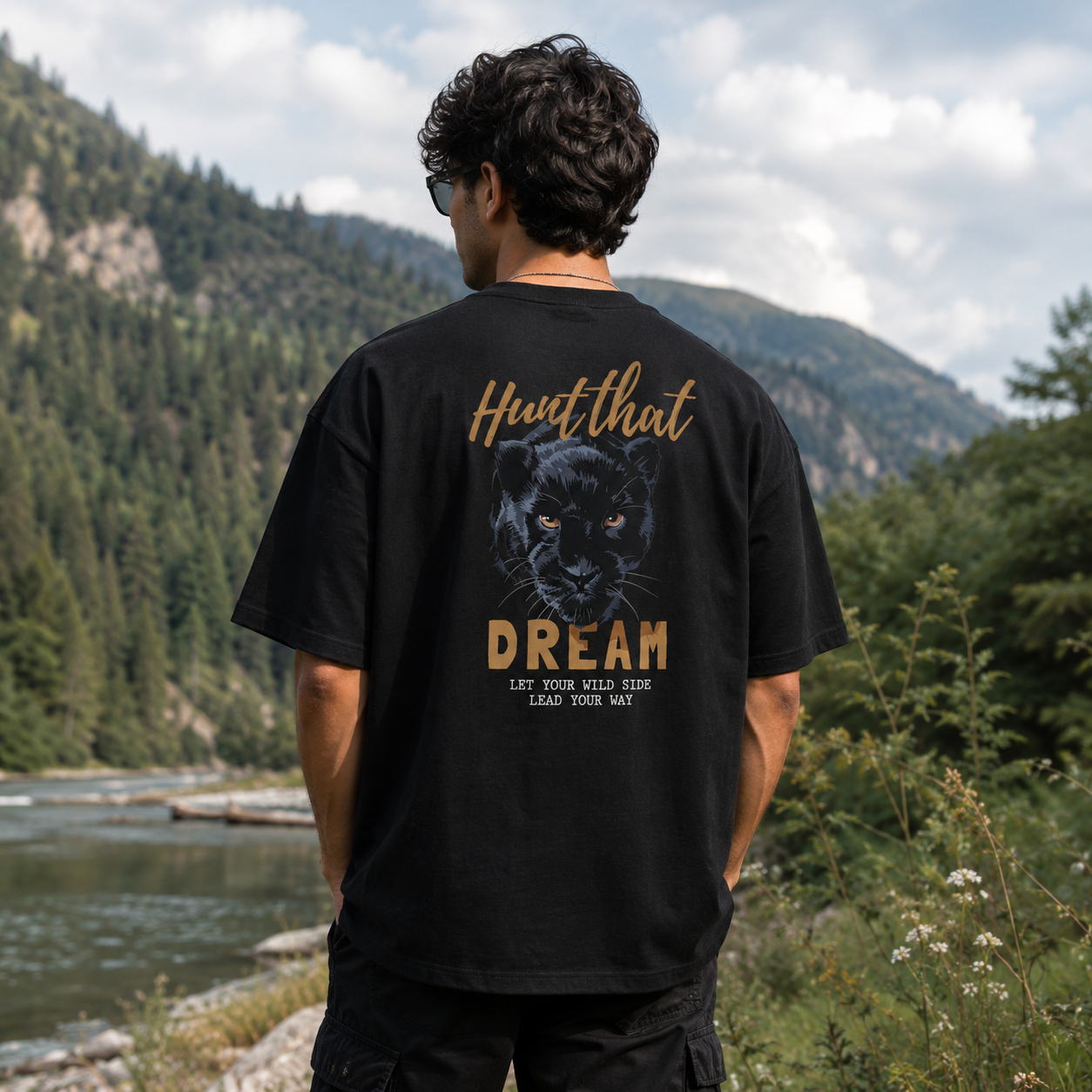 Dream Oversize Back Print – Tantra Original Brand Since 1997 – Unisex Cotton Tee Everyday Wear - Shipping Globally!