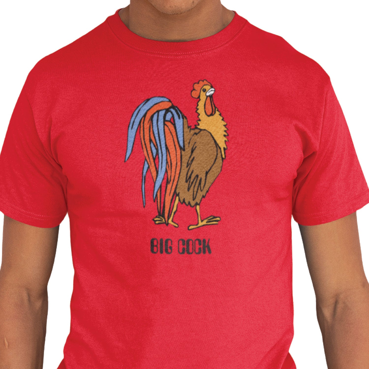 Cock – Tantra Original Since 1997 – Unisex Cotton Tee Everyday Wear – Shipping Globally!