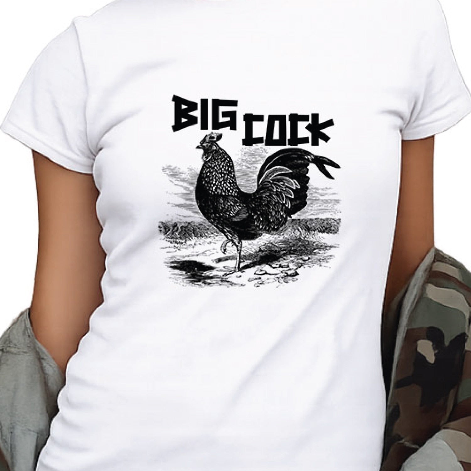 Tantra Big Cock Women’s Cotton T-Shirt Everyday Casual Wear Original Since 1997 Shipping Globally