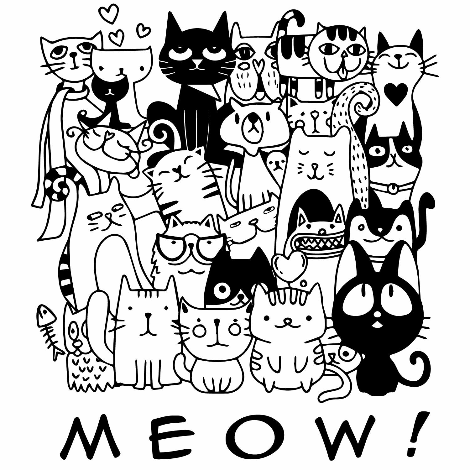 Meow Women’s Tee – Tantra Original Since 1997 – Cotton Tee Everyday Wear – Shipping Globally!