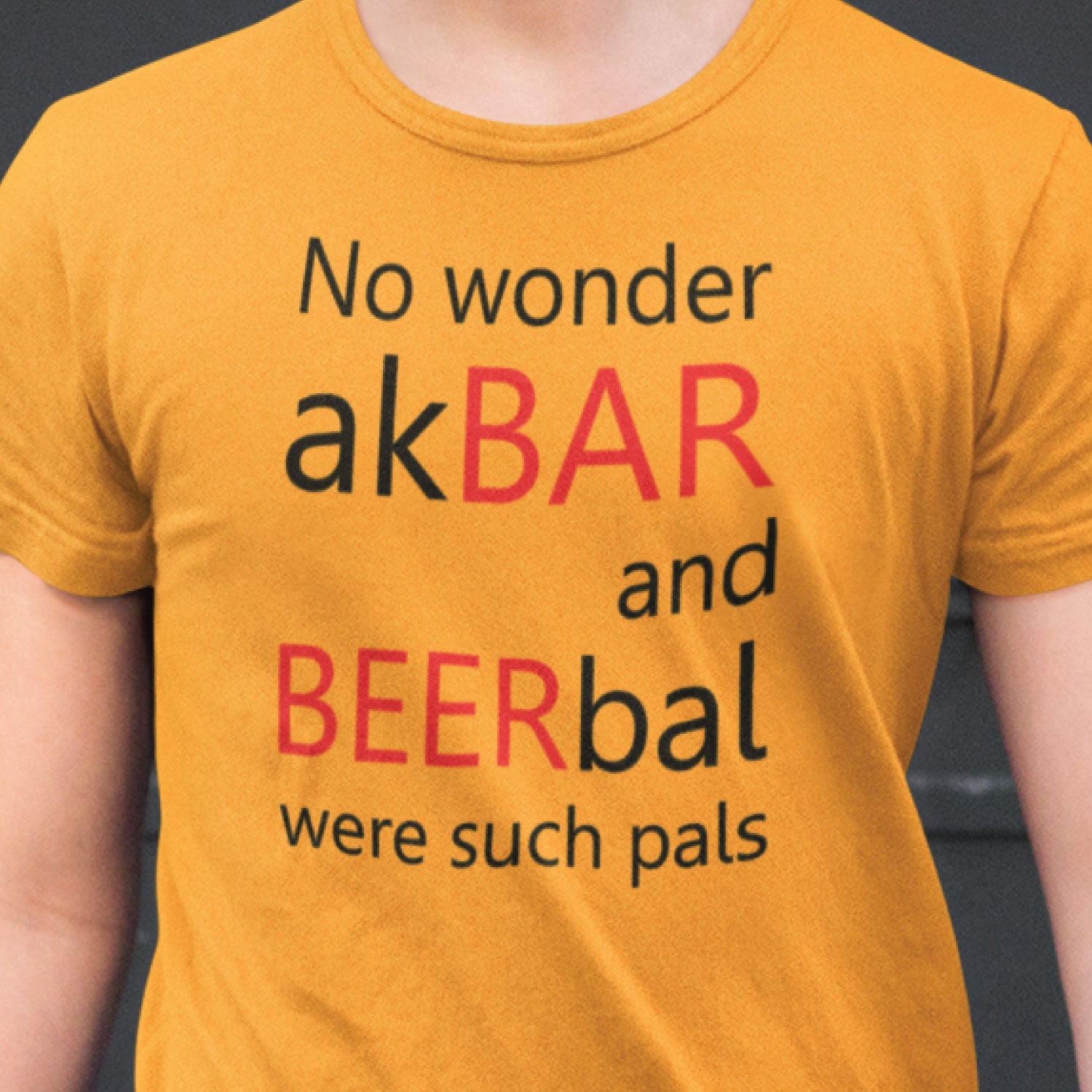 Akbar Men's Graphic Print Cotton T-Shirt Everyday Comfort Wear Original Since 1997 Shipping Globally