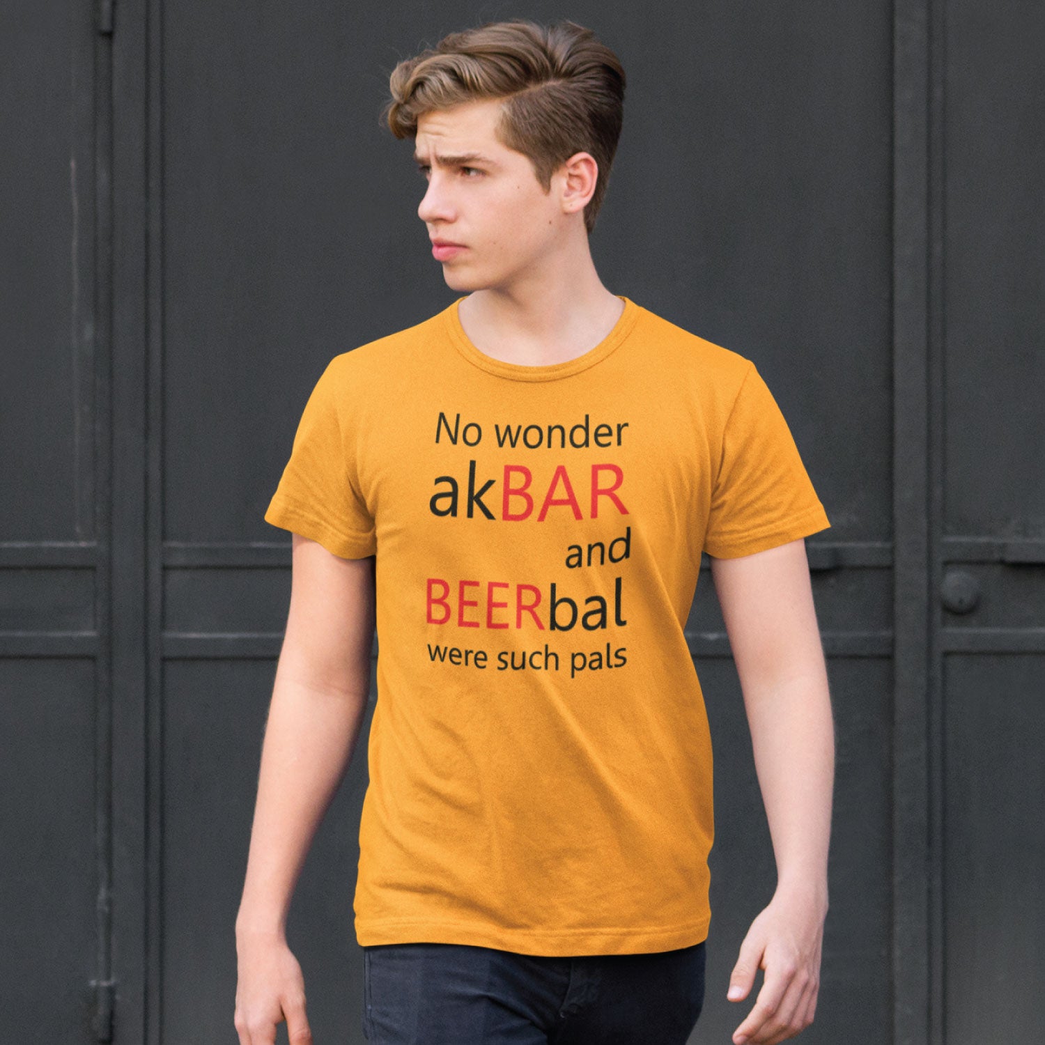 Akbar Men's Graphic Print Cotton T-Shirt Everyday Comfort Wear Original Since 1997 Shipping Globally