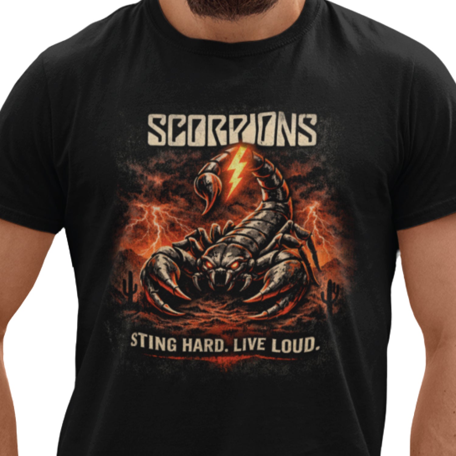 Electric Scorpion Graphic T-Shirt