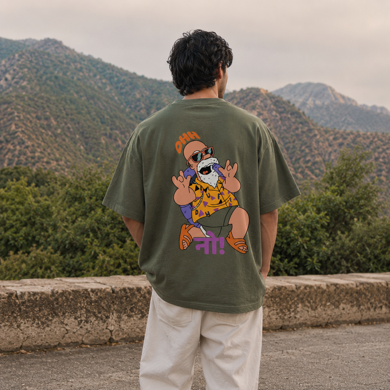 Ohh No! Oversize Back Print – Tantra Original Brand Since 1997 – Unisex Cotton Tee Everyday Wear - Shipping Globally!