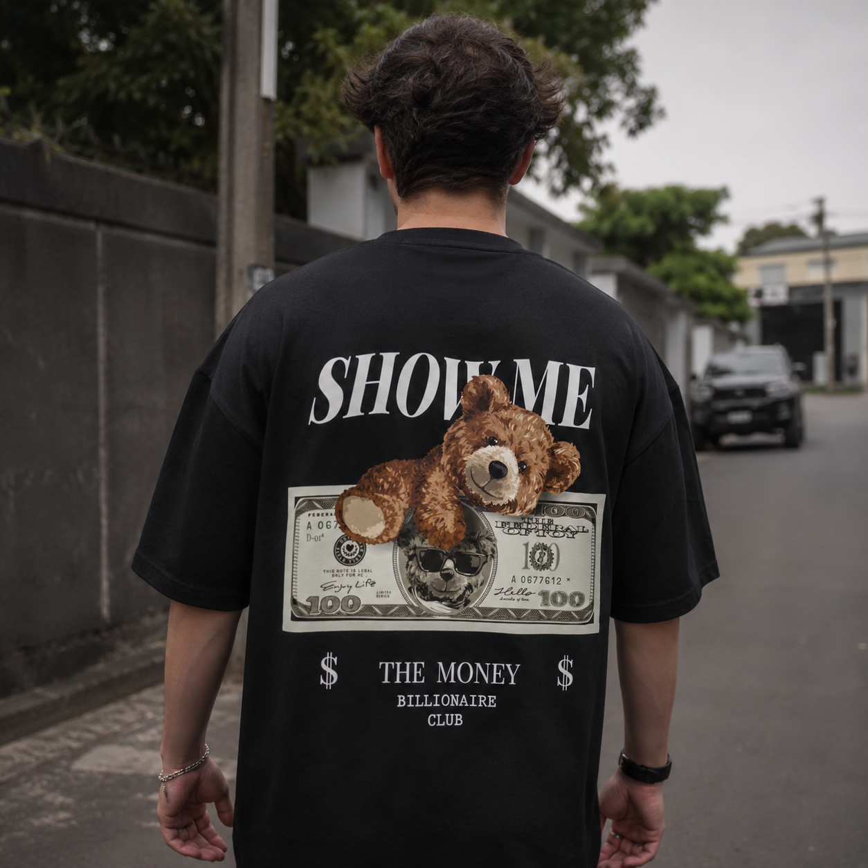 Show Me Oversize Back Print – Tantra Original Brand Since 1997 – Unisex Cotton Tee Everyday Wear - Shipping Globally!