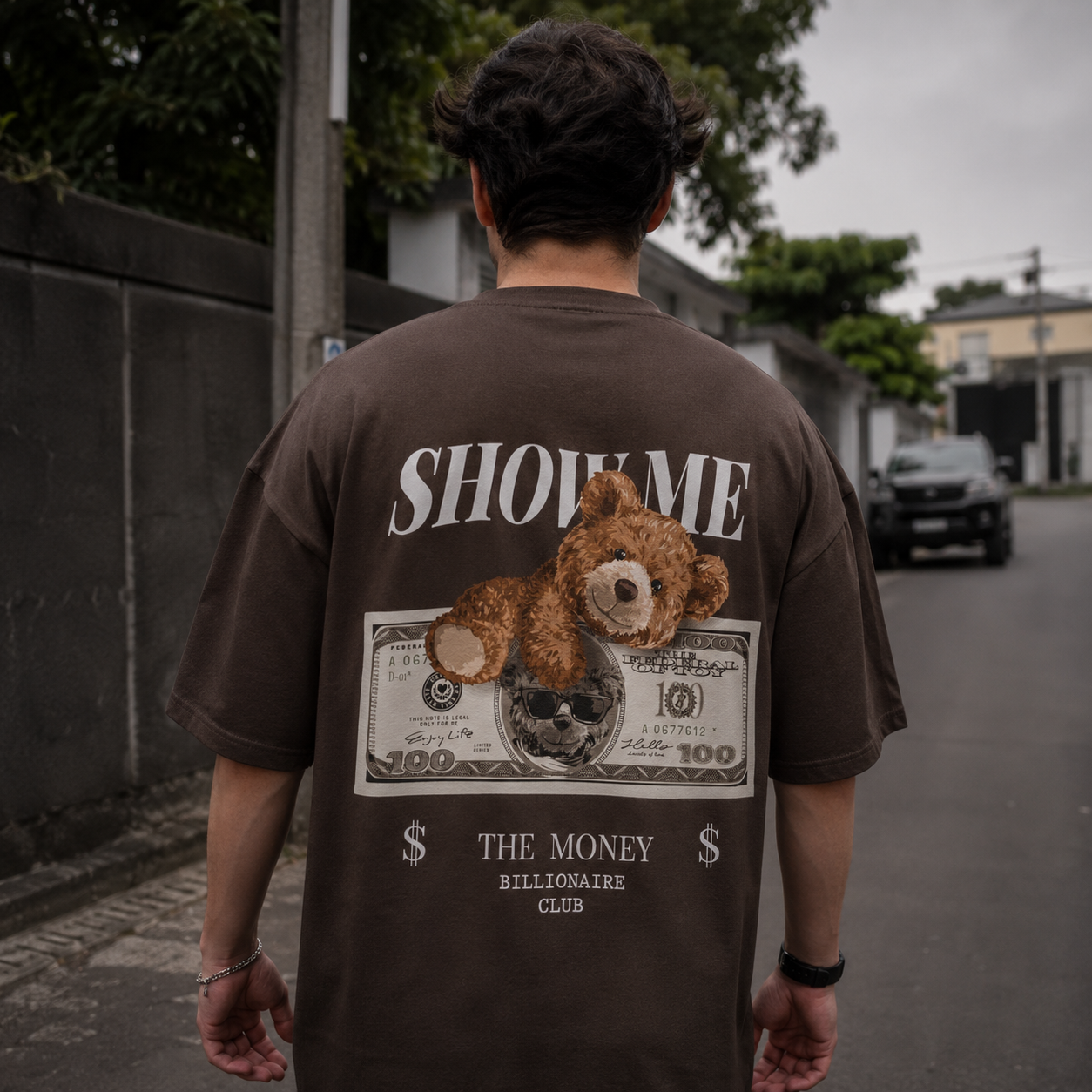 Show Me Oversize Back Print – Tantra Original Brand Since 1997 – Unisex Cotton Tee Everyday Wear - Shipping Globally!