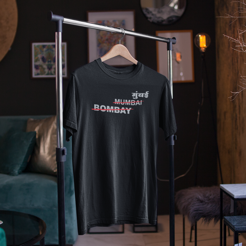Mee Mumbaikar – Tantra Original Brand Since 1997 – Unisex Cotton Tee Everyday Wear - Shipping Globally!