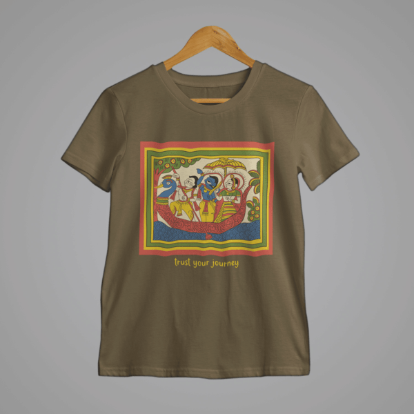 Journey 2 olive green mens T-shirts