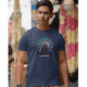 Big shiva blue mens printed t-shirts