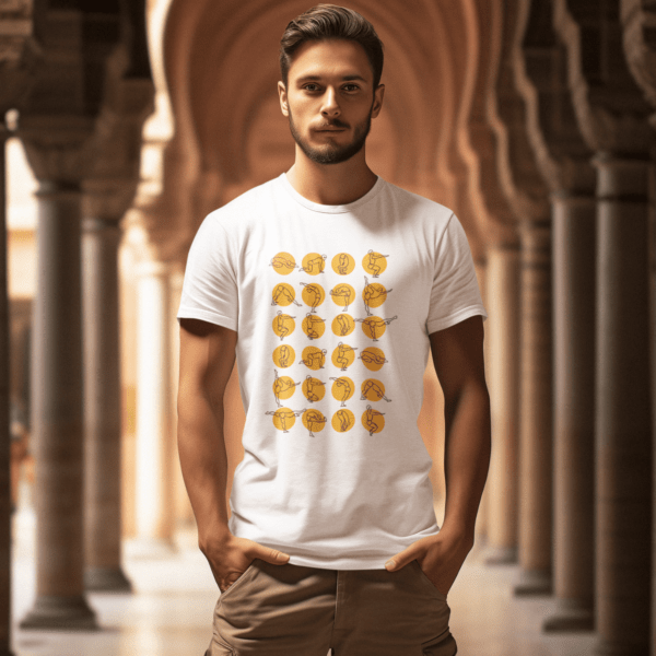 Mens Printed Yoga T-shirts